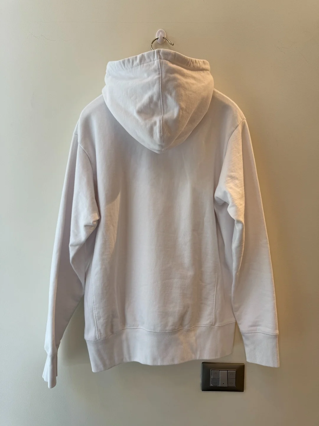 Patta Hoodie White Big Logo – L