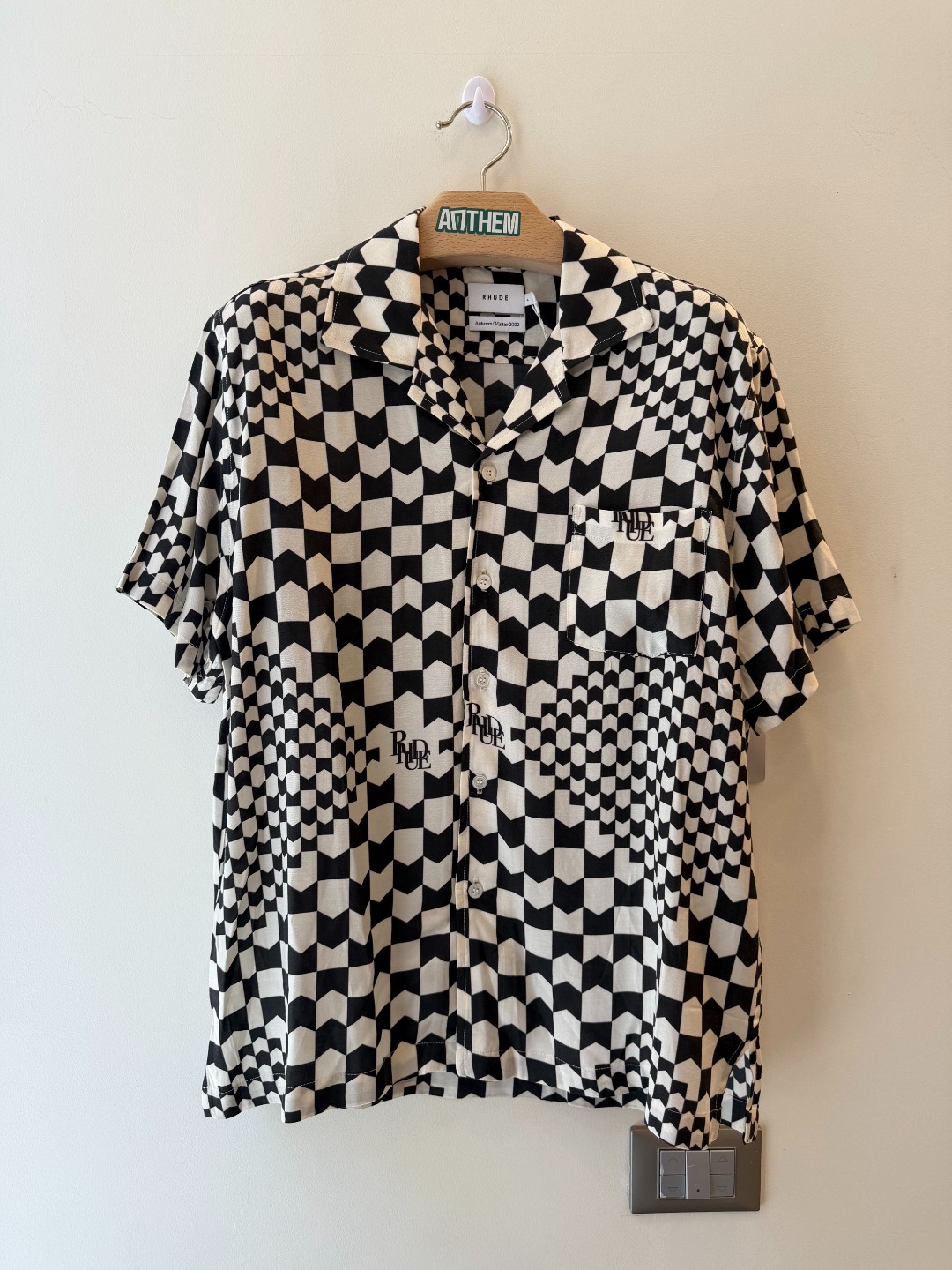 Rhude Checked Shirt - L