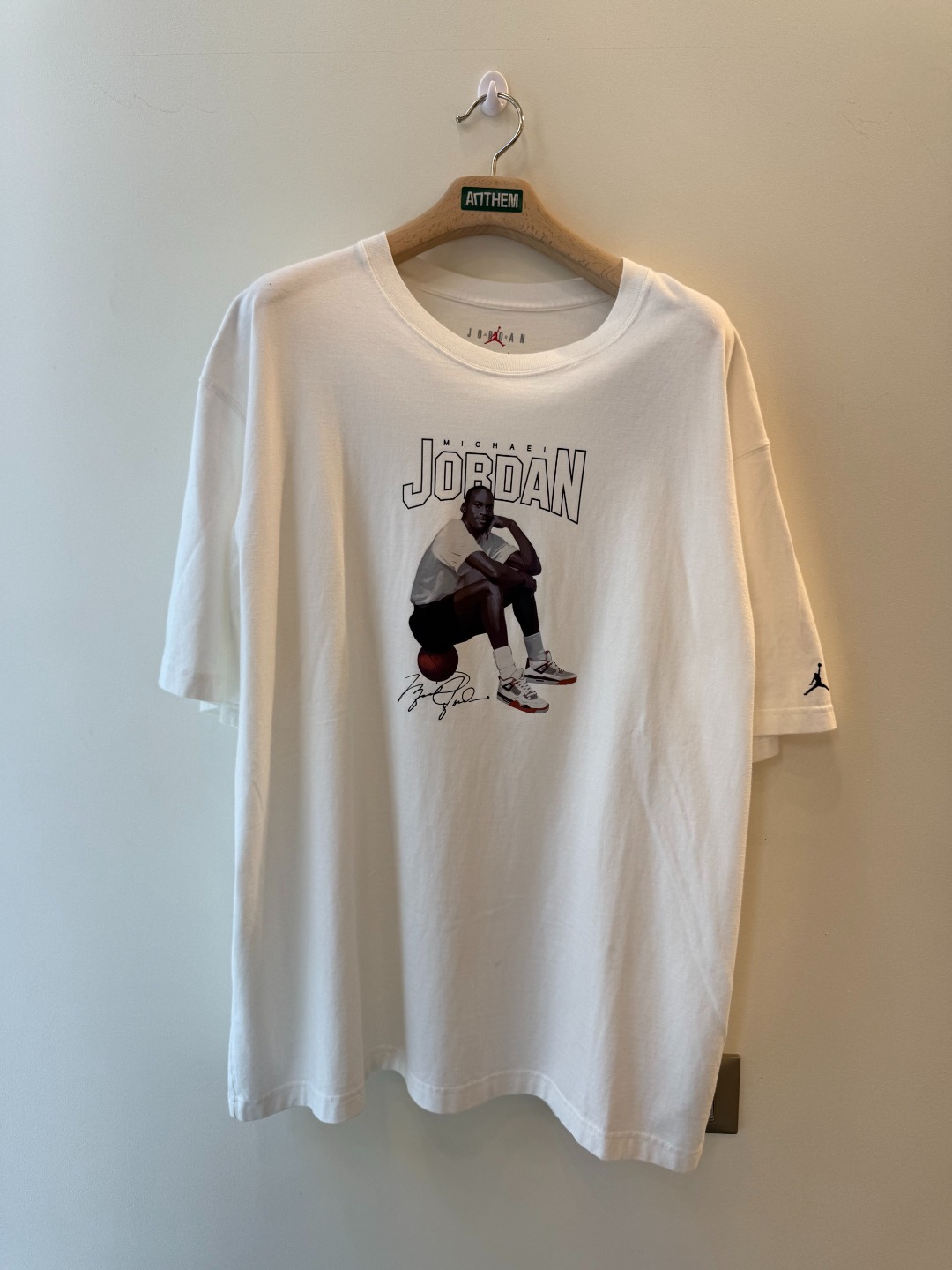 Jordan Tee J4 White -  L
