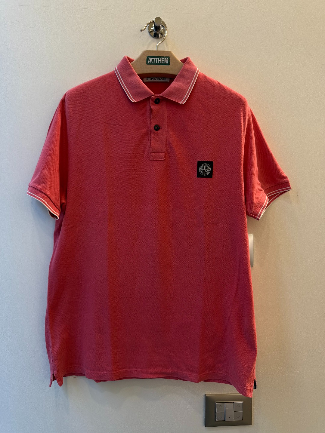 Stone Island Pink Polo - XL