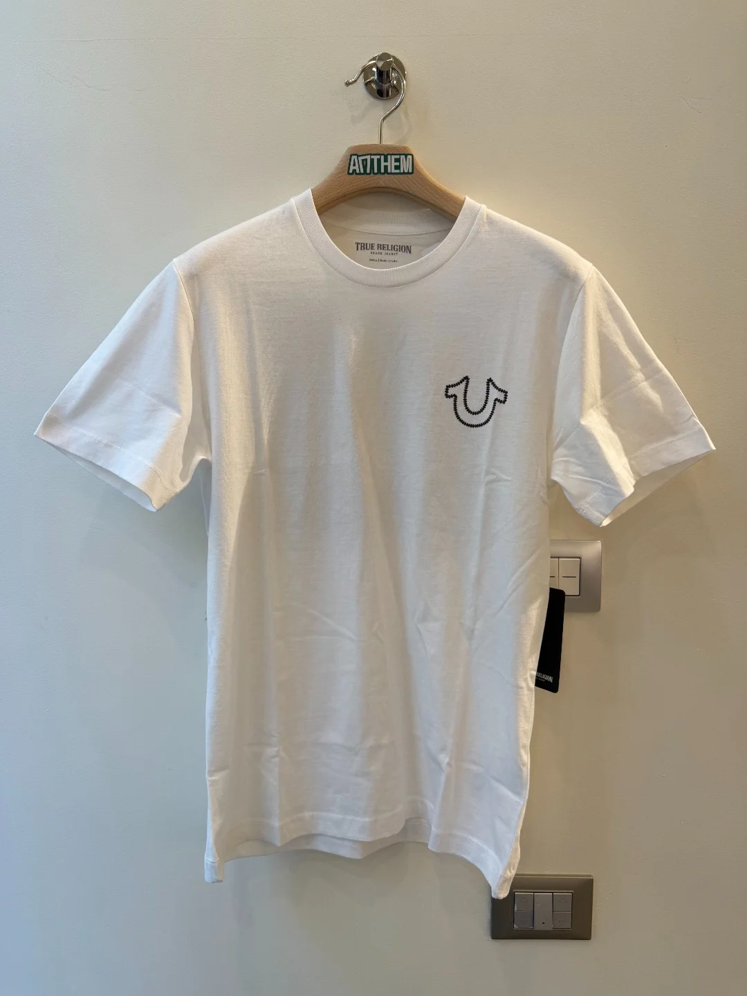True Religion White Graphic Tee