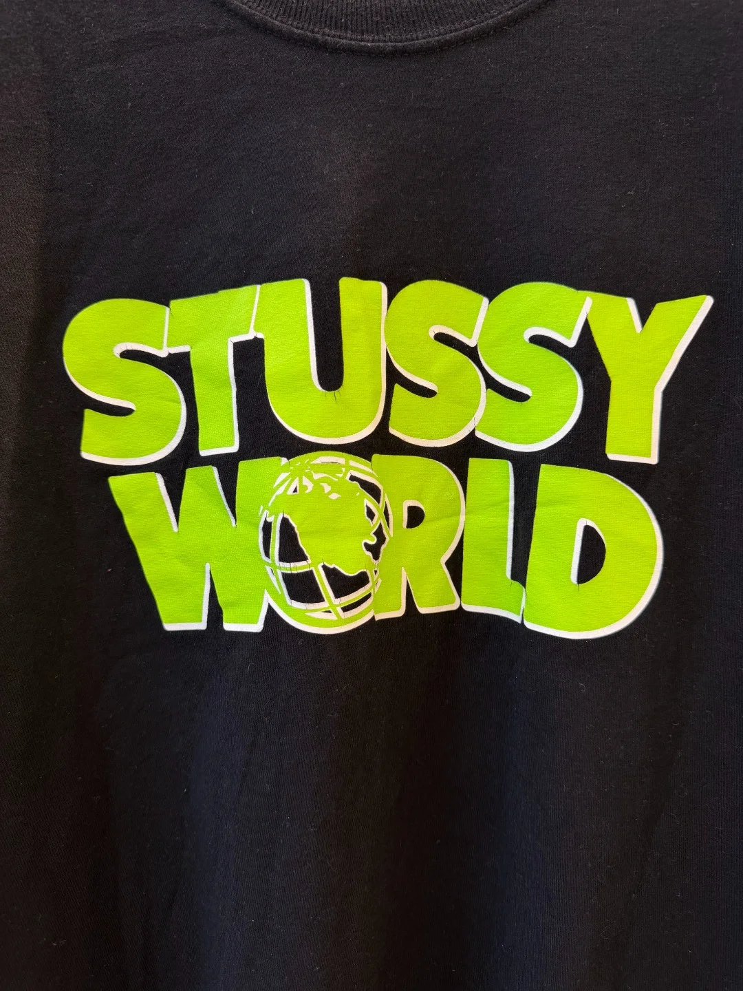 Stussy World Black Tee