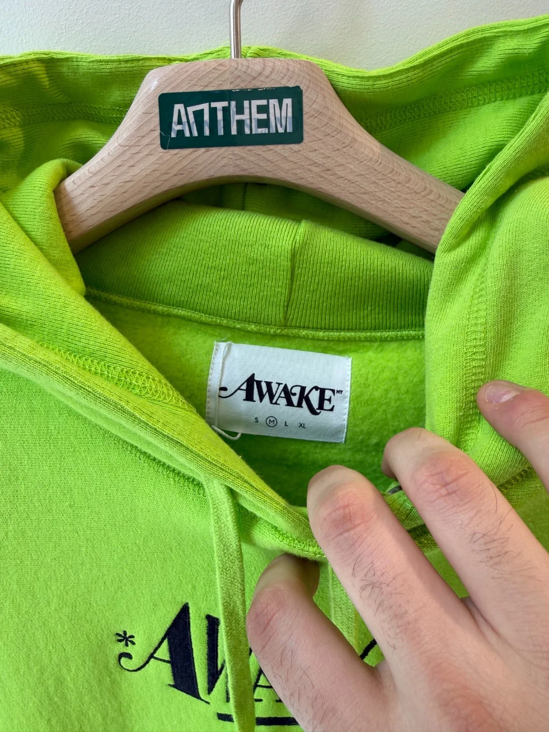 Awake Hoodie Lime – M