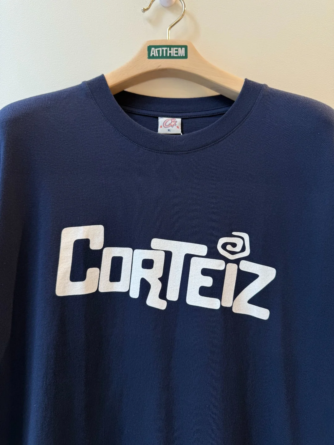 Corteiz Tee Blue Jumbo Logo – XL