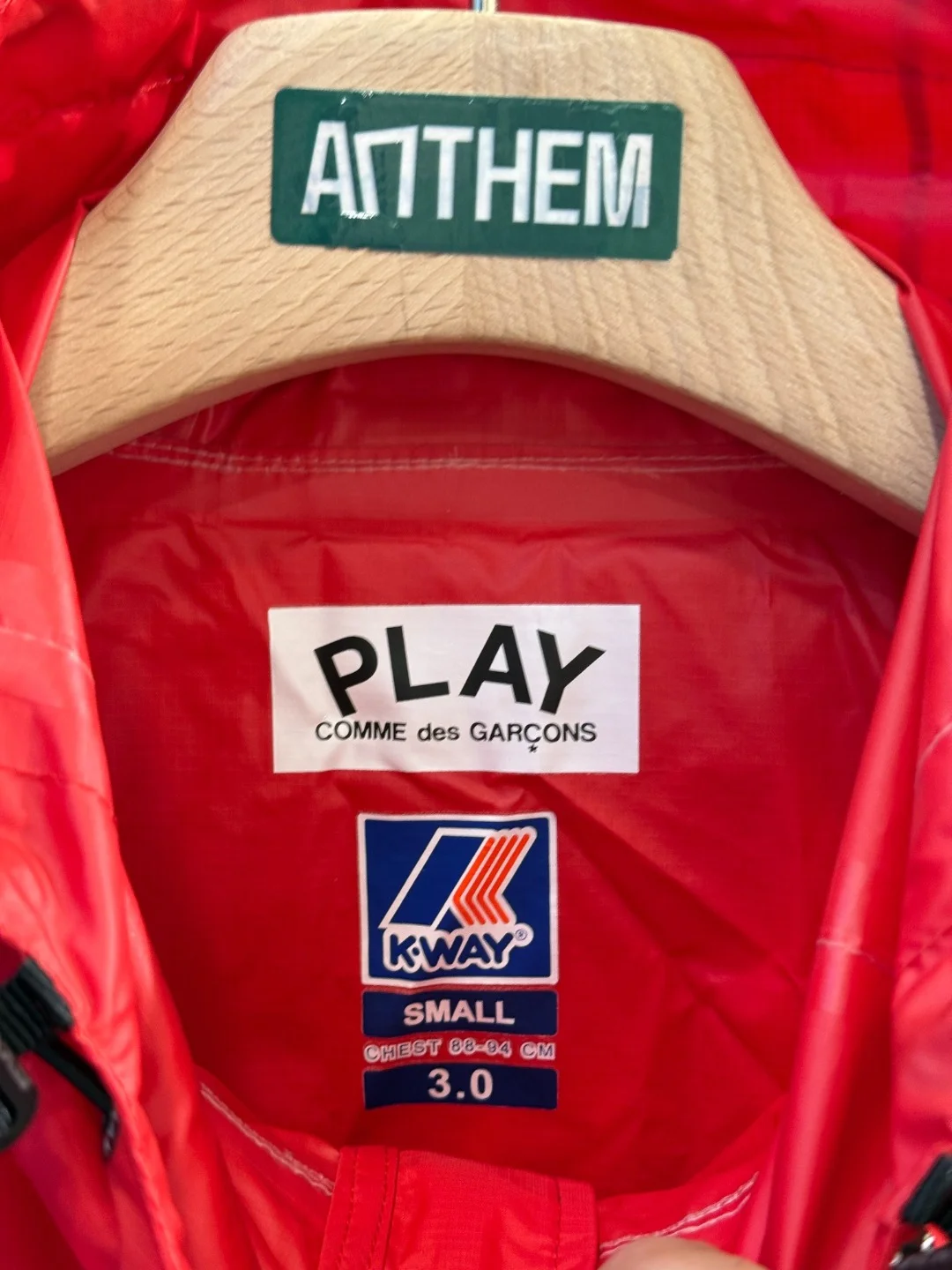 K-Way x CDG Play Red – S