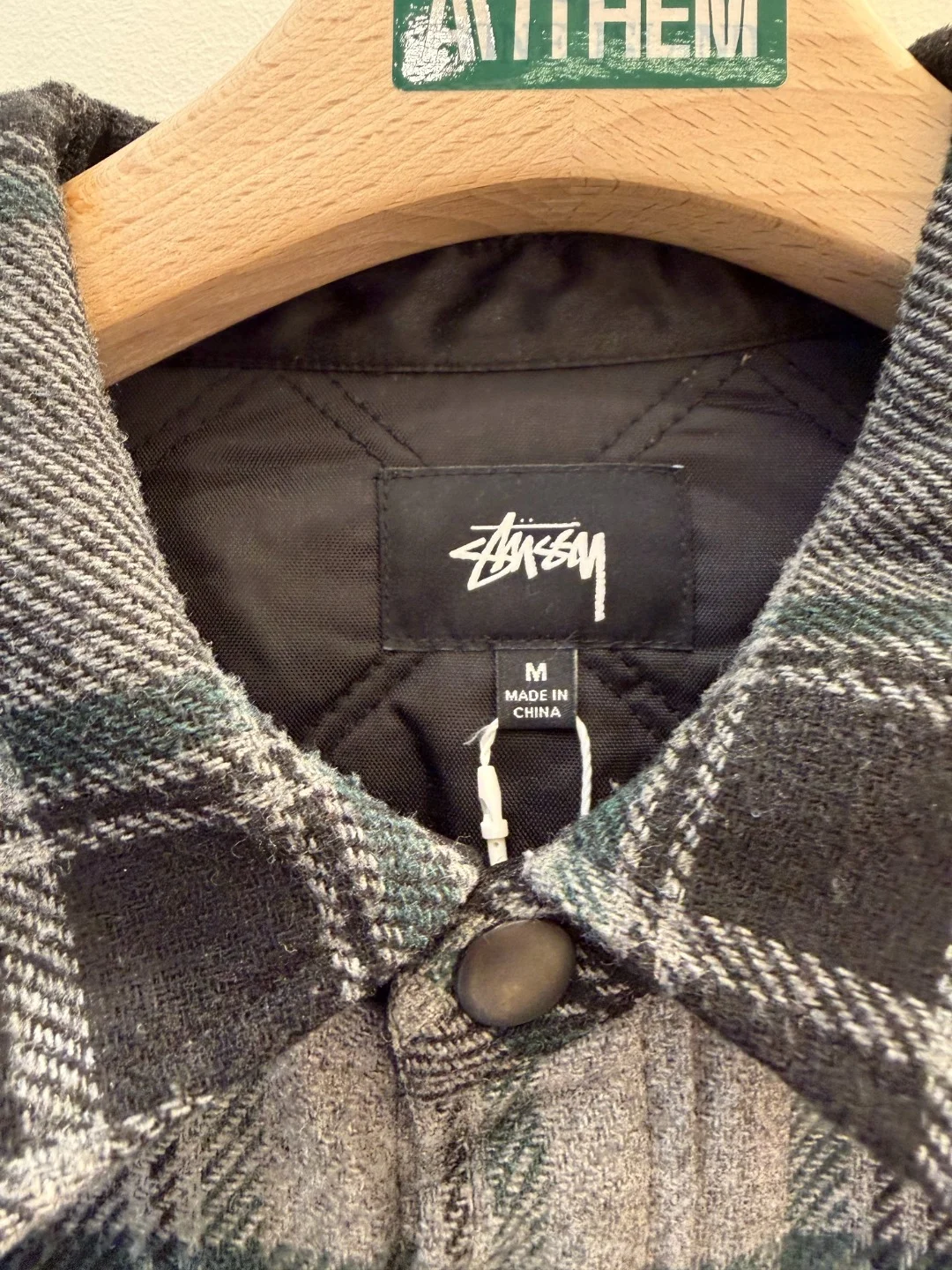 Stussy Overshirt Pleid – L