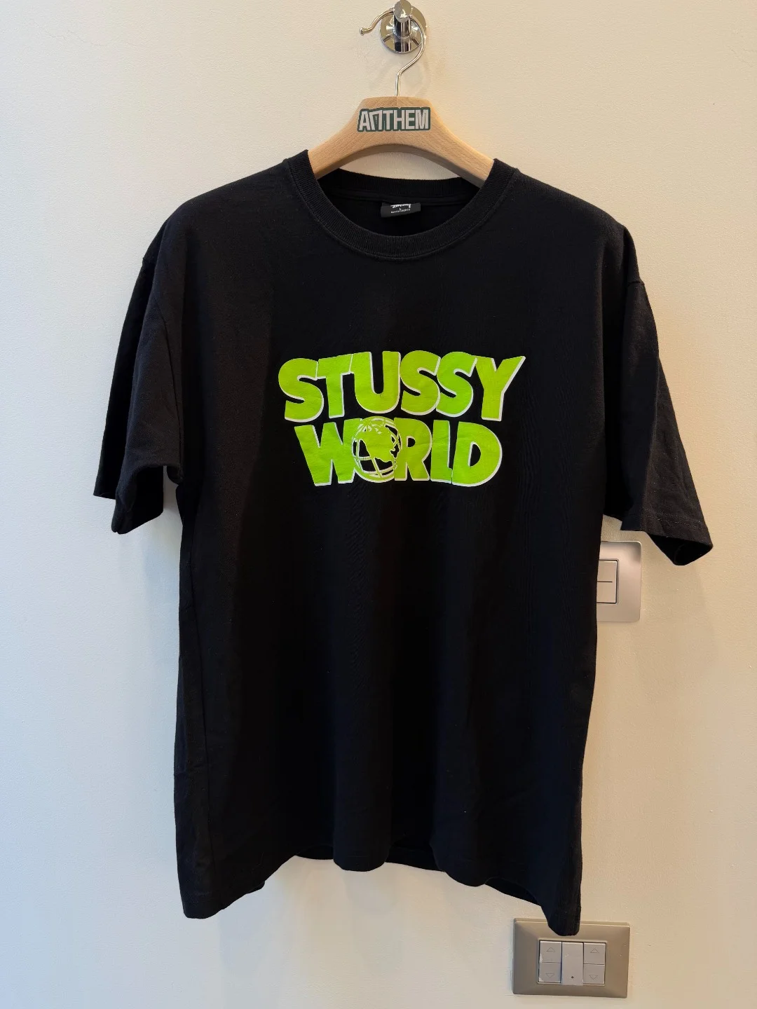 Stussy World Black Tee