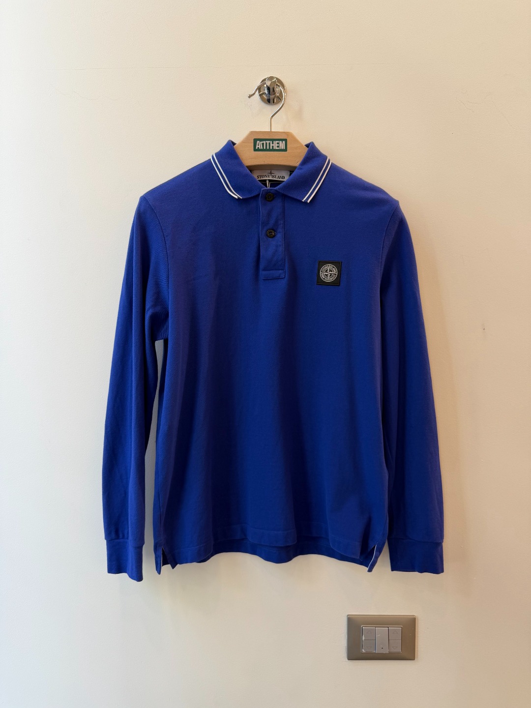 Stone Island Polo Longsleeve Bluette - S