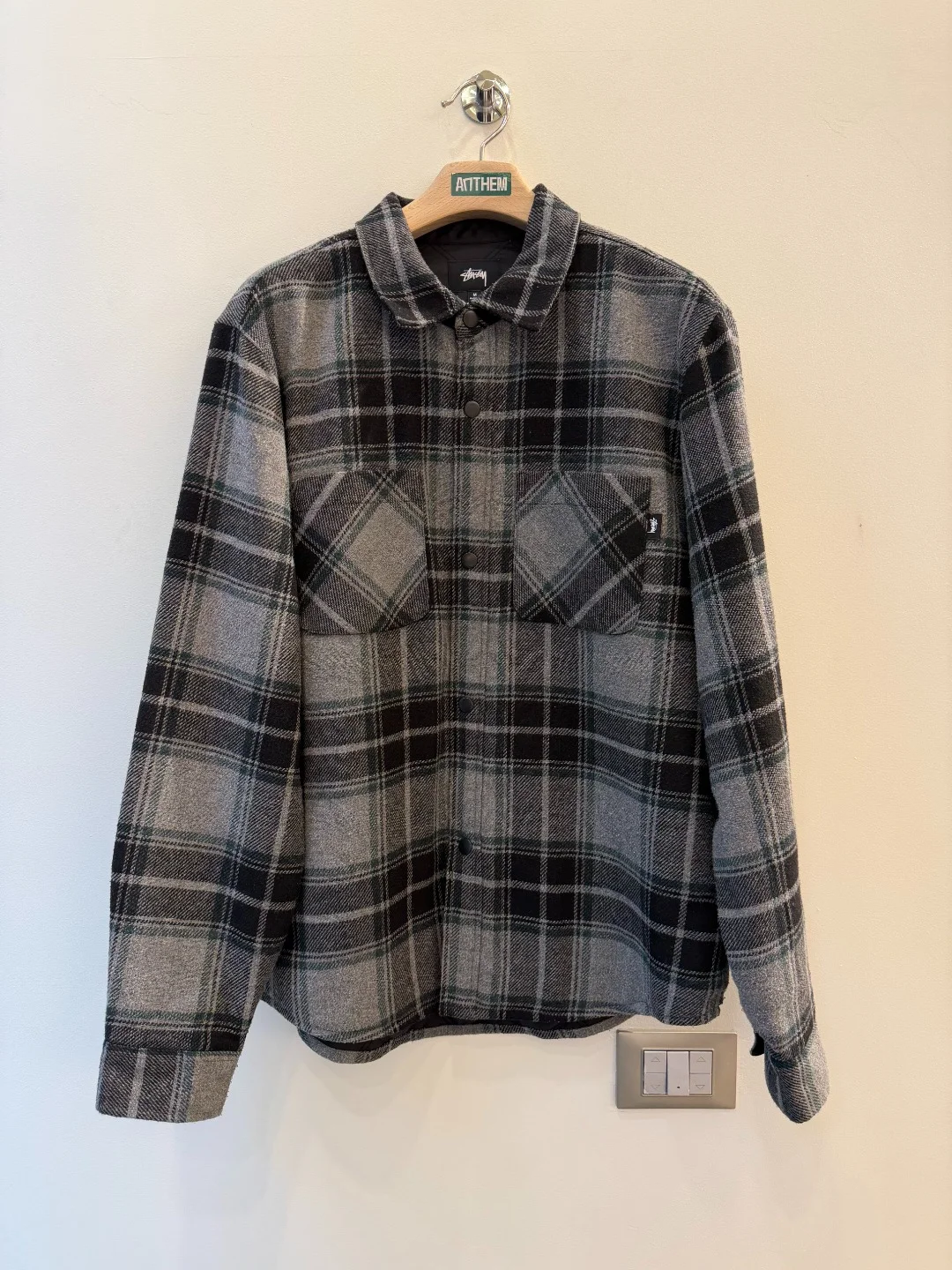 Stussy Overshirt Pleid – L