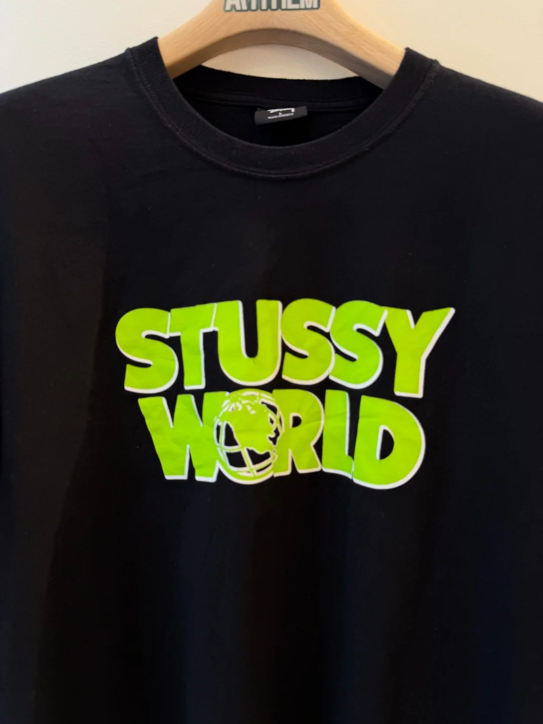 Stussy World Black Tee