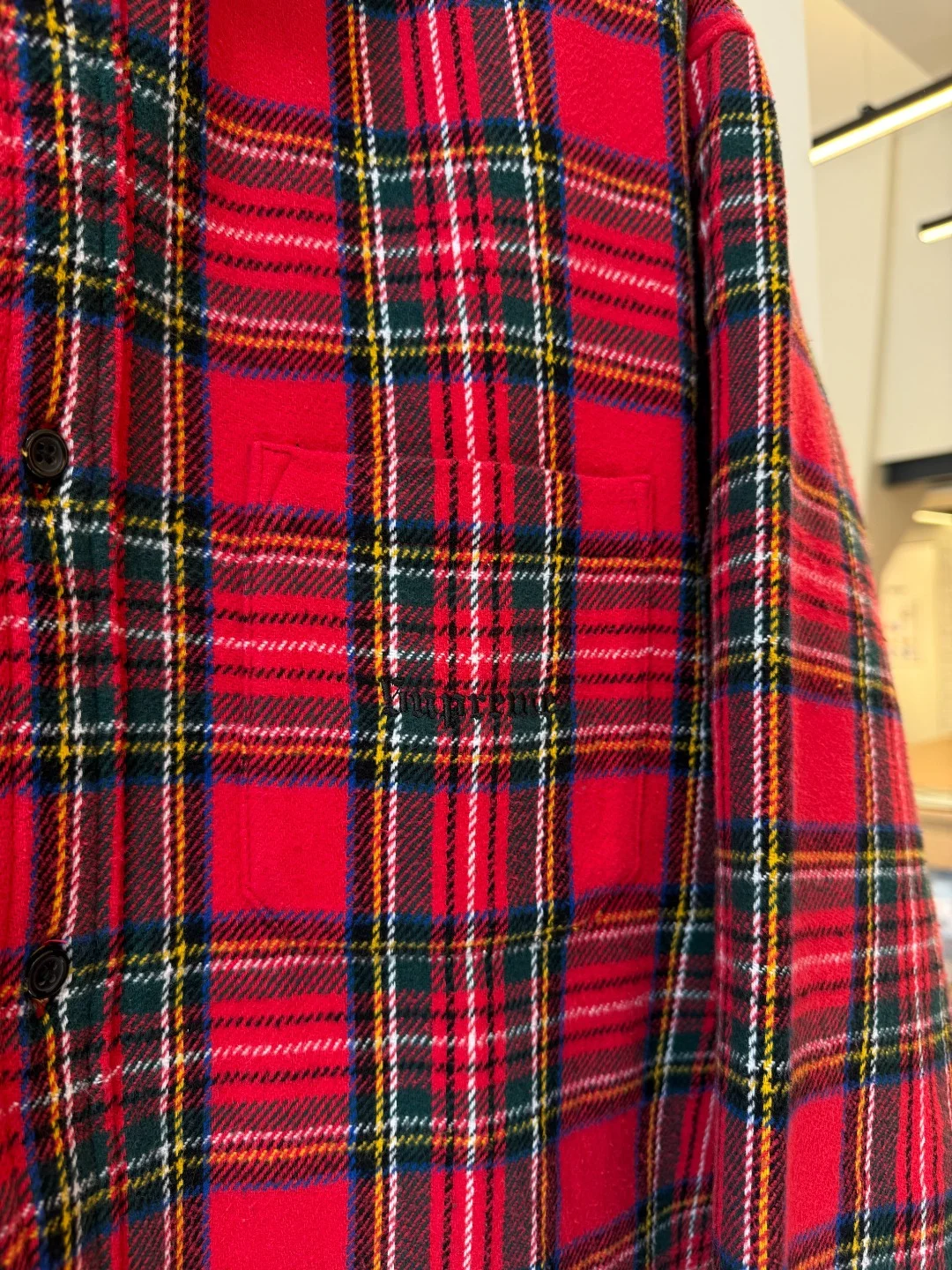 Supreme Checkboard Plaid Jacket – XL