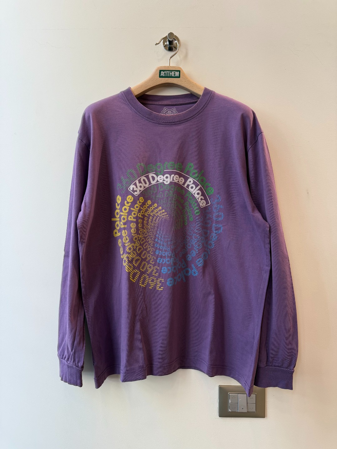 Palace Longsleeve Purple - XL