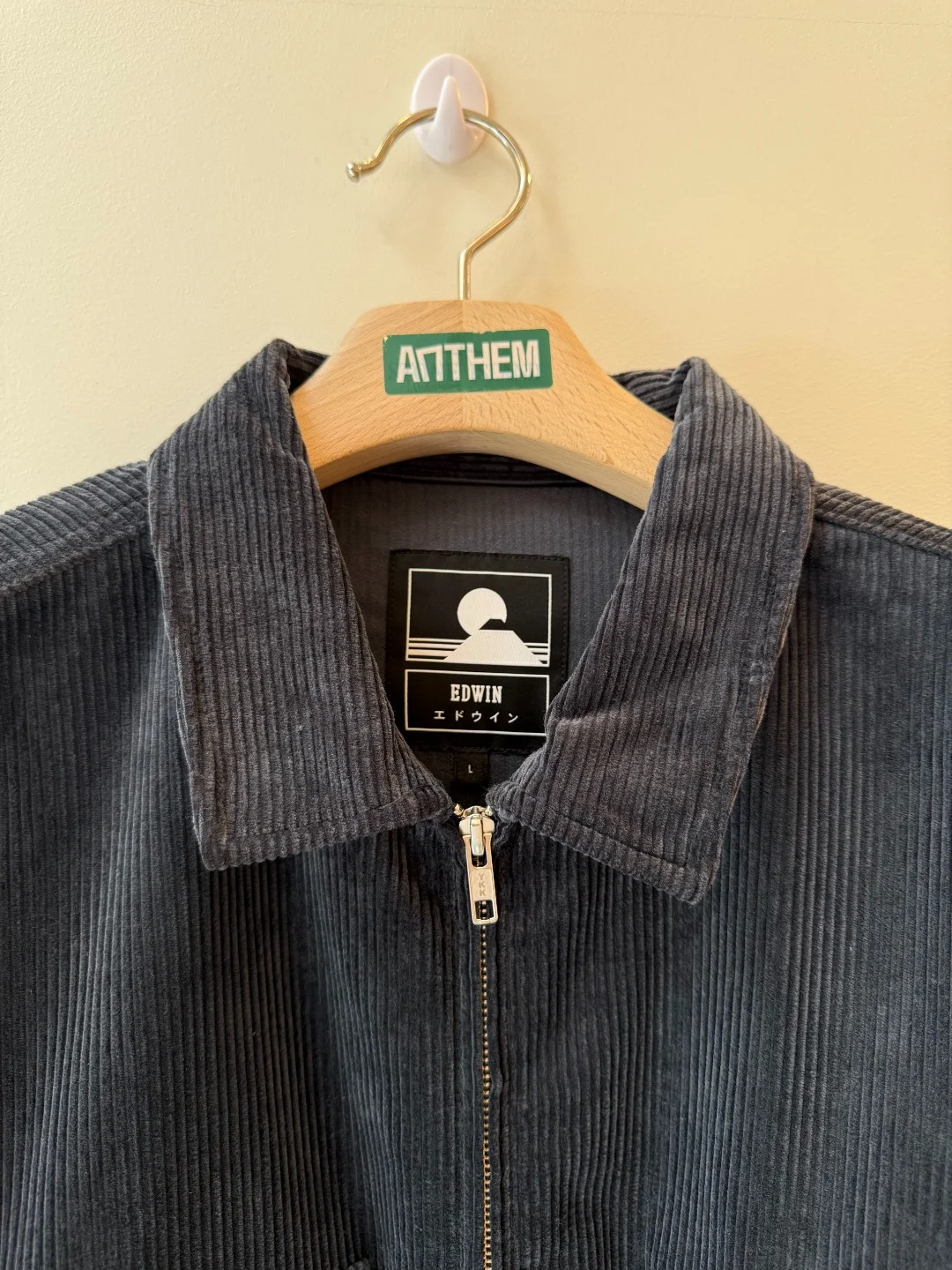 Edwin Zip Shirt Velvet – L