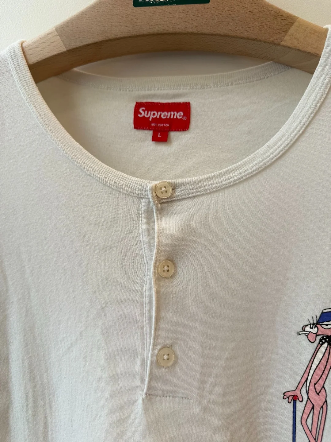 Supreme Pink Panther Botton Tee
