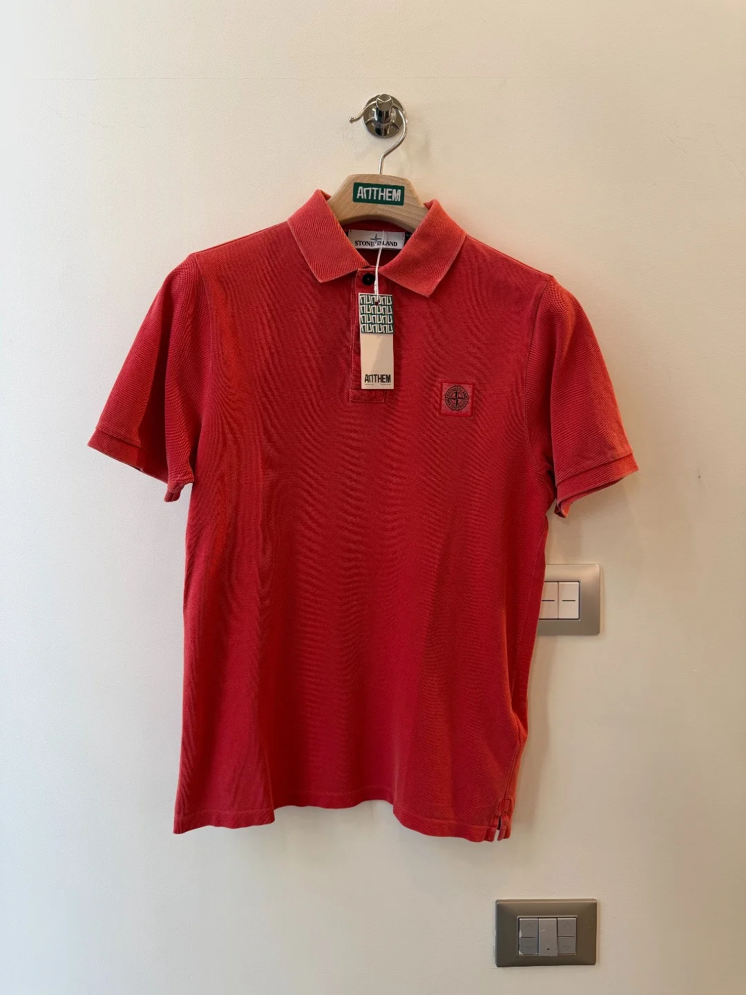 Stone Island Polo Red – S