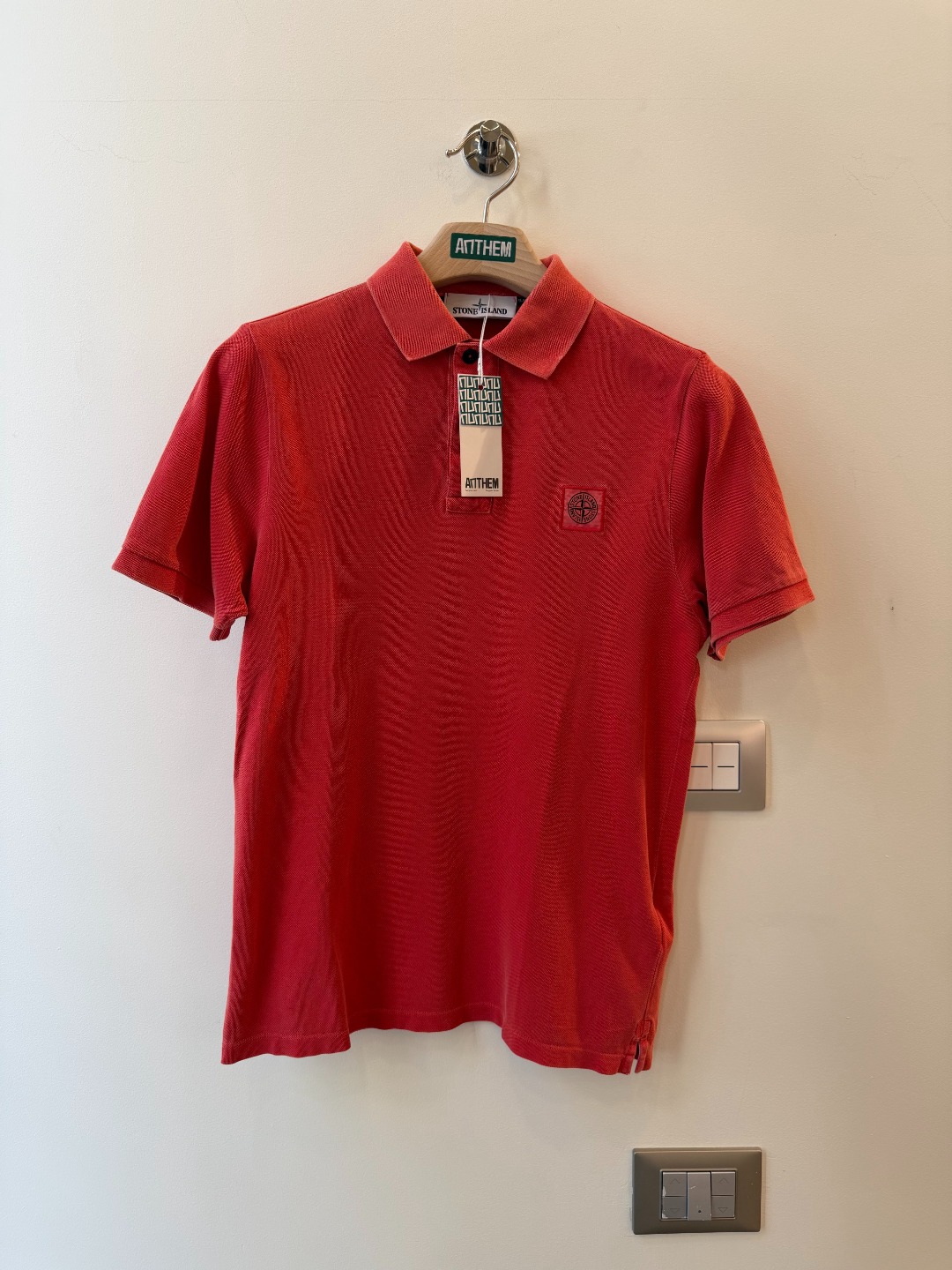 Stone Island Polo Red – S