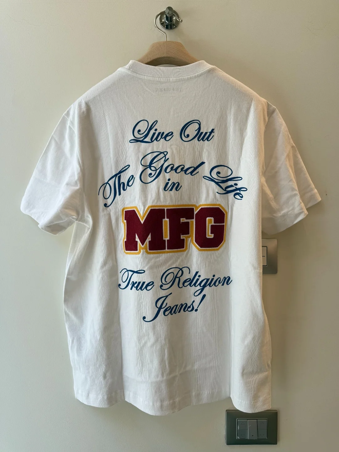 True Religion Classic White Tee – M – XL