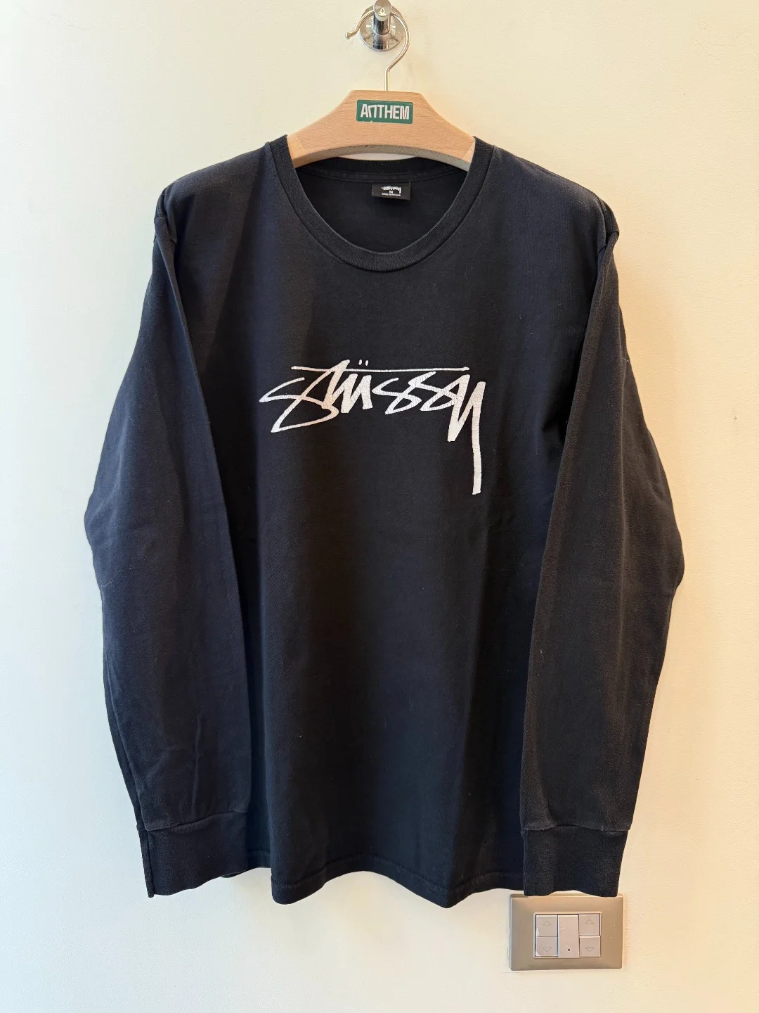 Stussy Central Logo Longsleeve - M