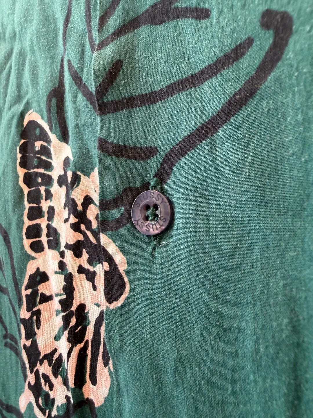 Stussy Green Butterfly Shirt