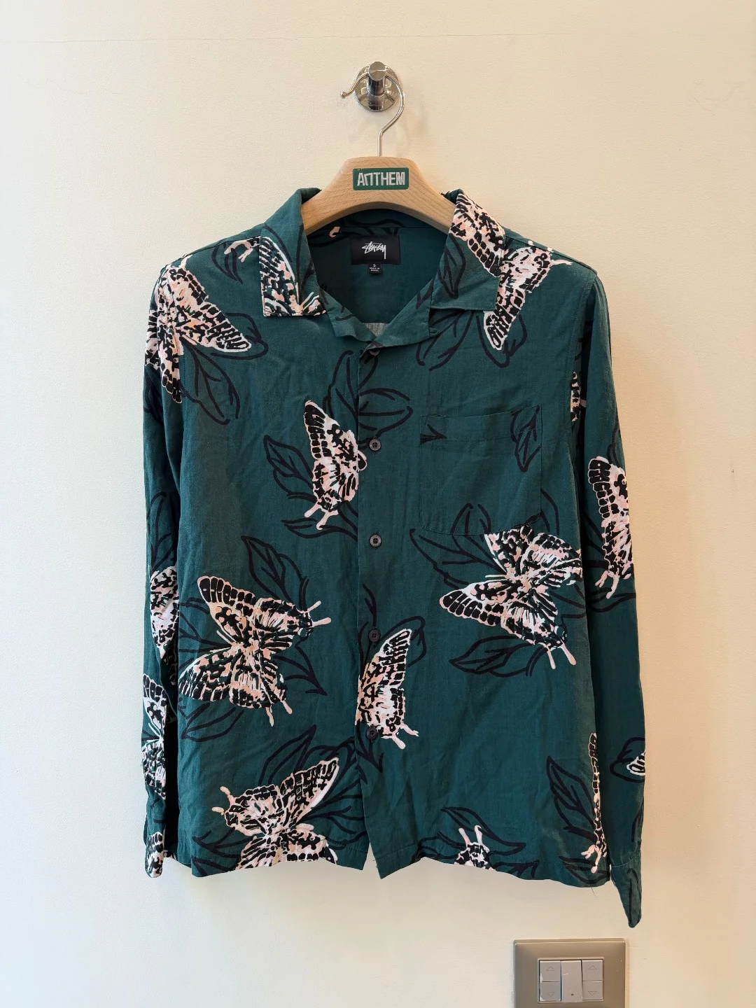 Stussy Green Butterfly Shirt