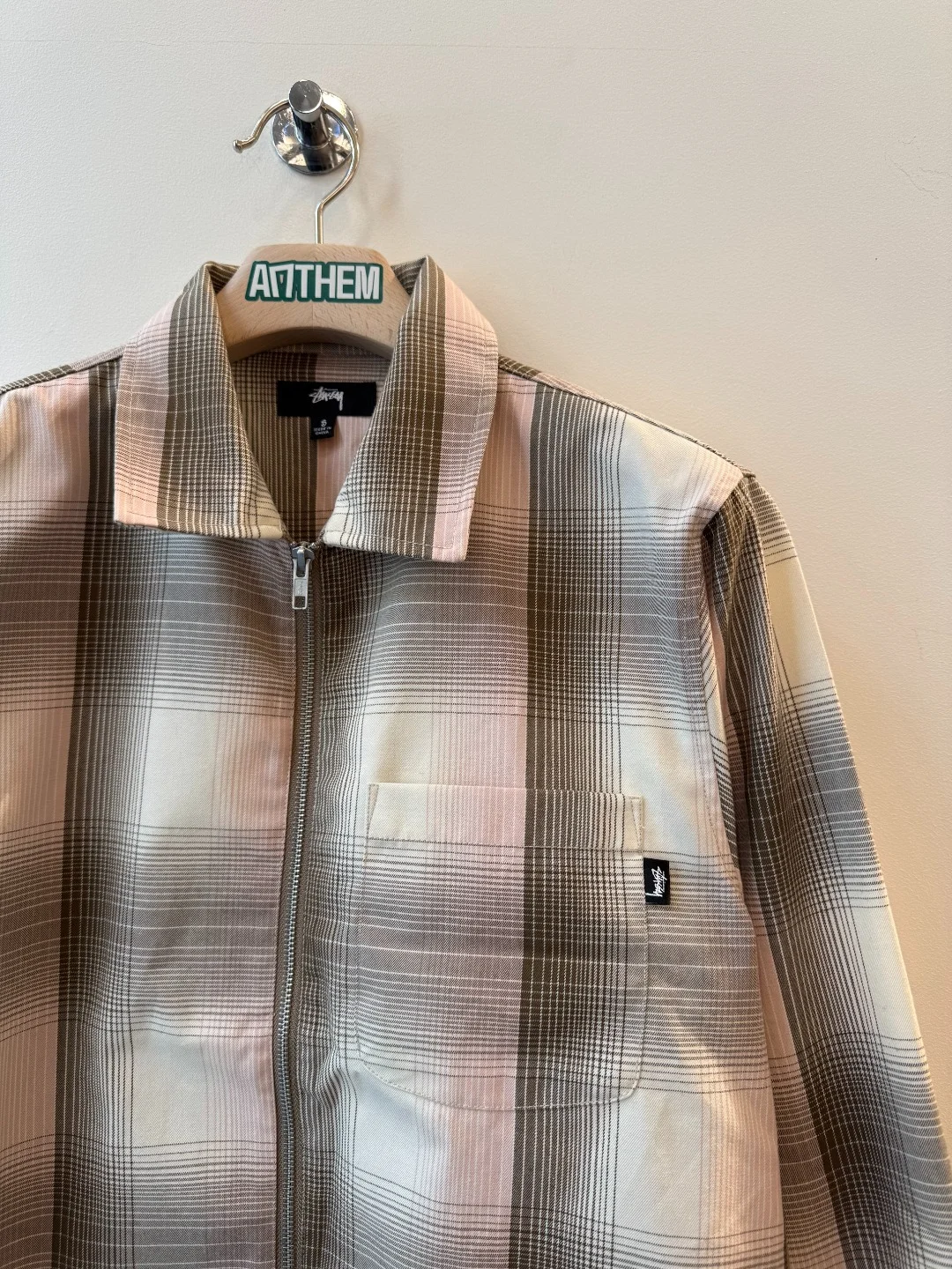 Stussy Overshirt Pink – S