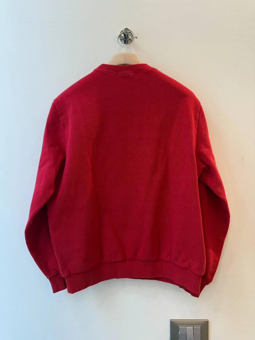 Lacoste x Supreme Crewneck Red – M