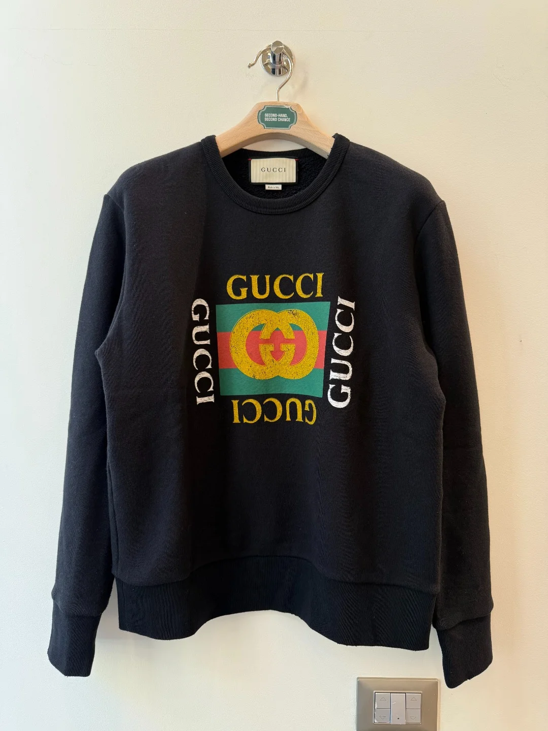 Gucci OG Logo Crewneck – XS (fit M)