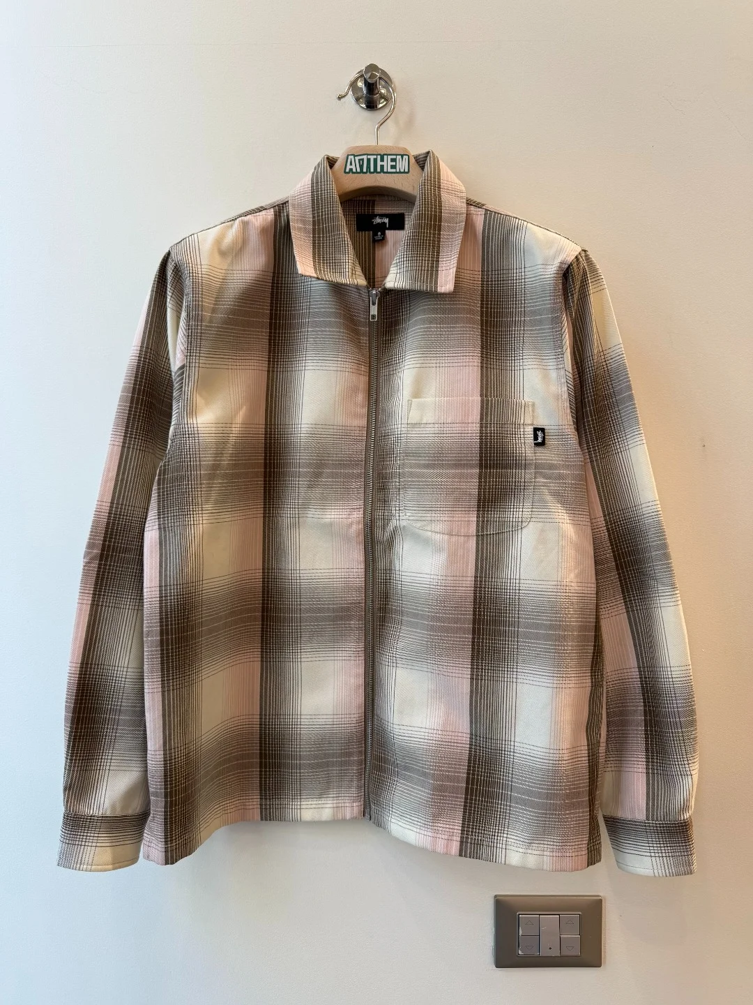 Stussy Overshirt Pink - S