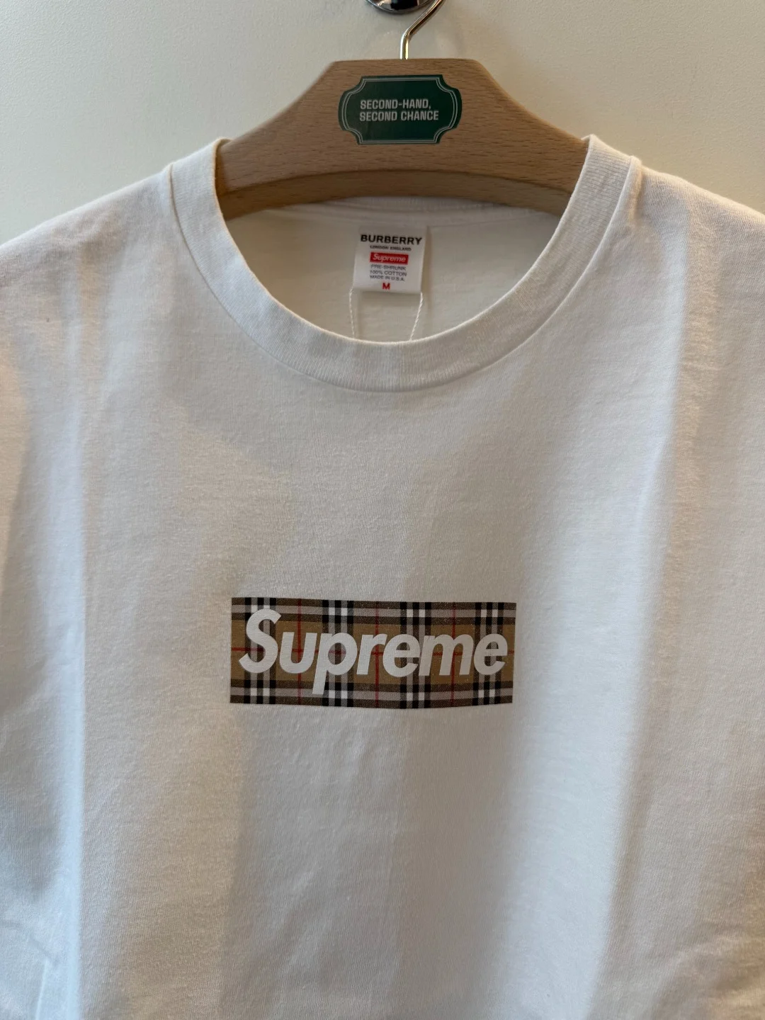 Supreme x Burberry Bogo Tee – M