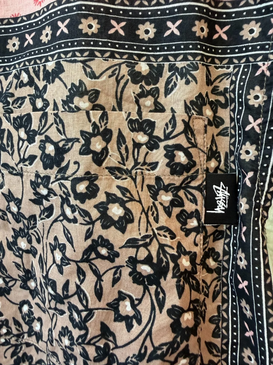 Stussy Paisley Pink Shirt
