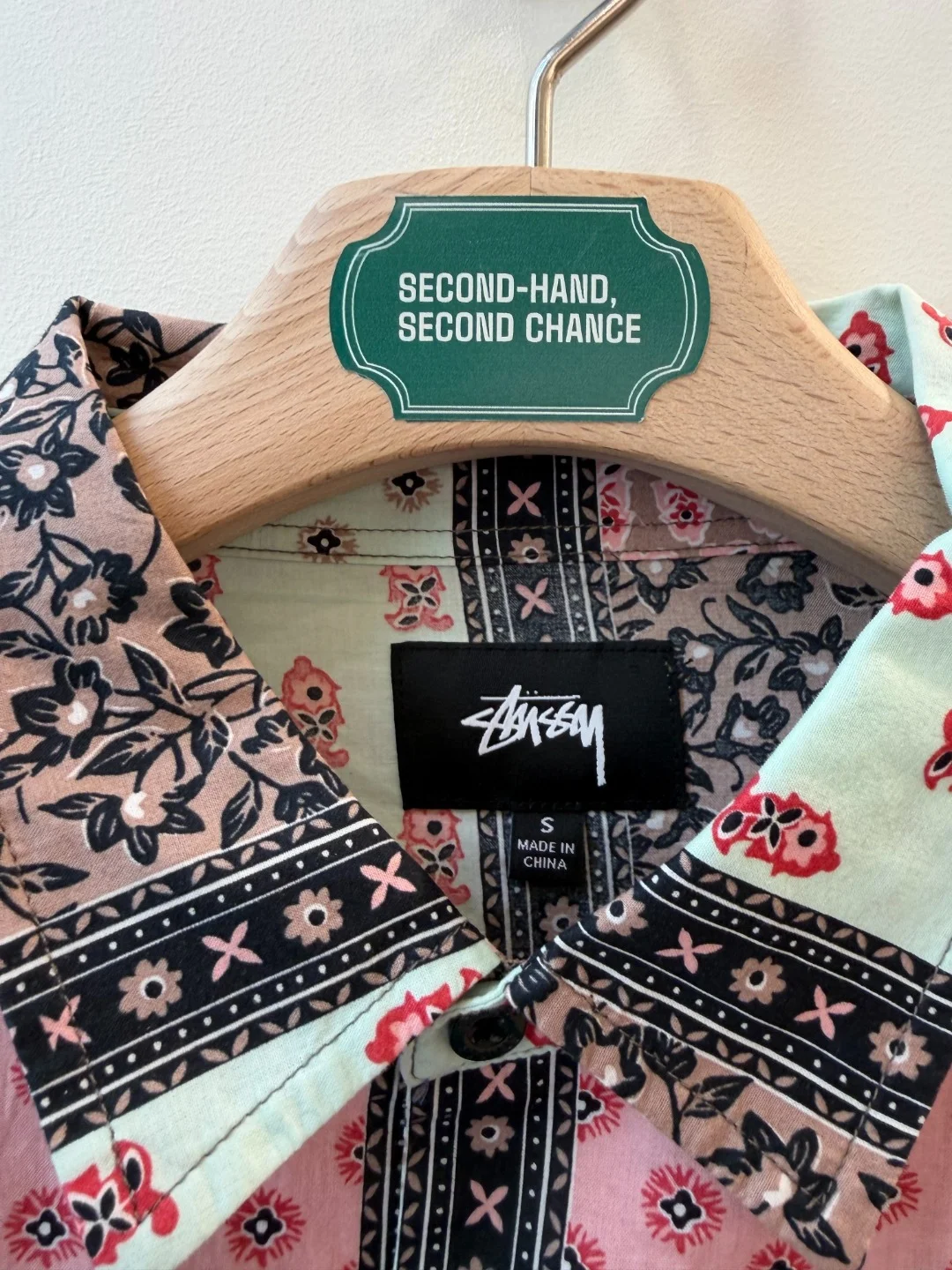 Stussy Paisley Pink Shirt