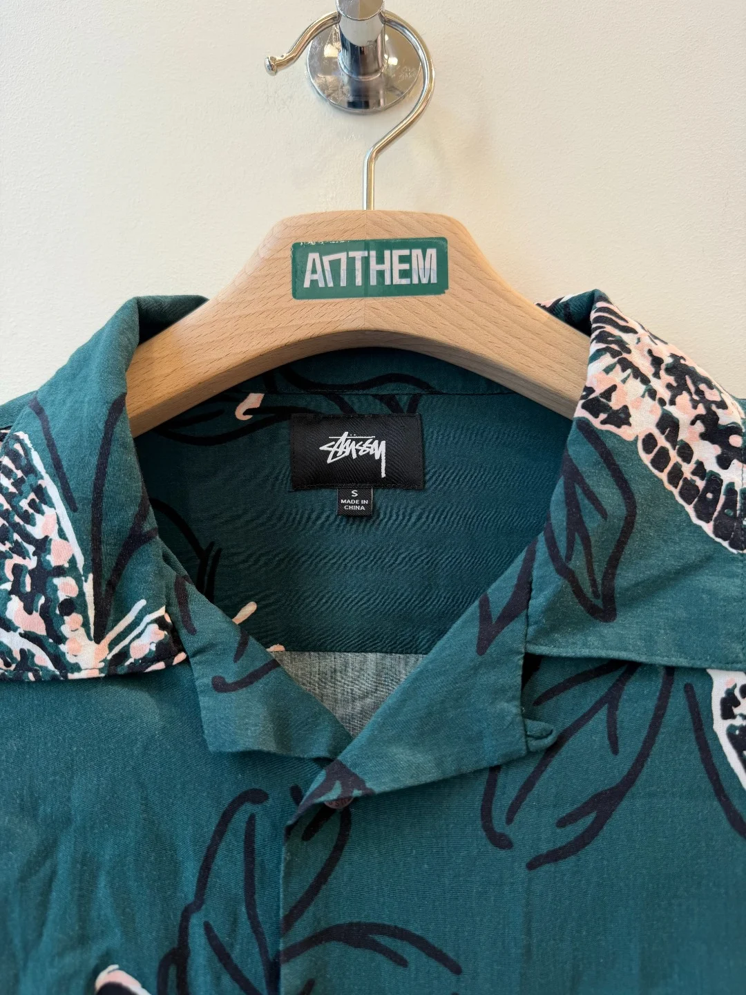 Stussy Green Butterfly Shirt