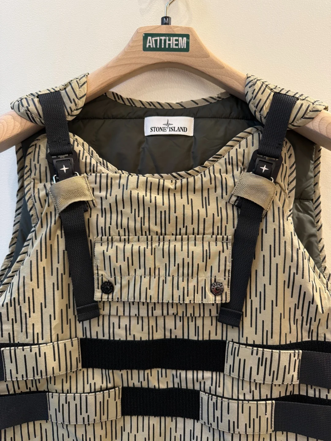 Stone Island Rain Camo Vest FW21 – M
