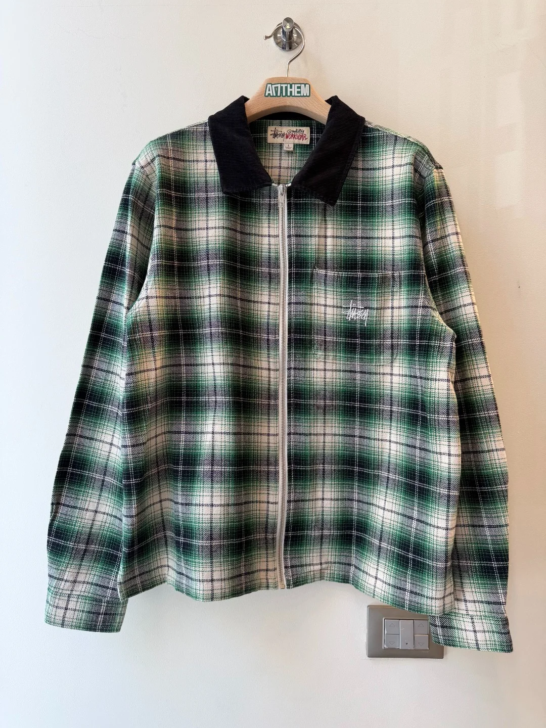 Stussy Workgear Flanel Green - L