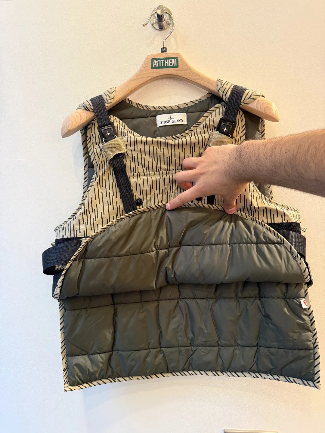 Stone Island Rain Camo Vest FW21 – M