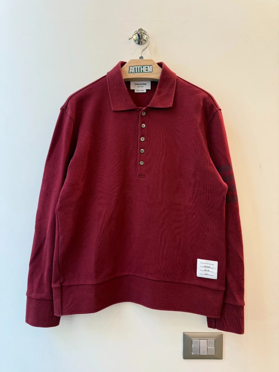 Thom Brown Knit Botton - M