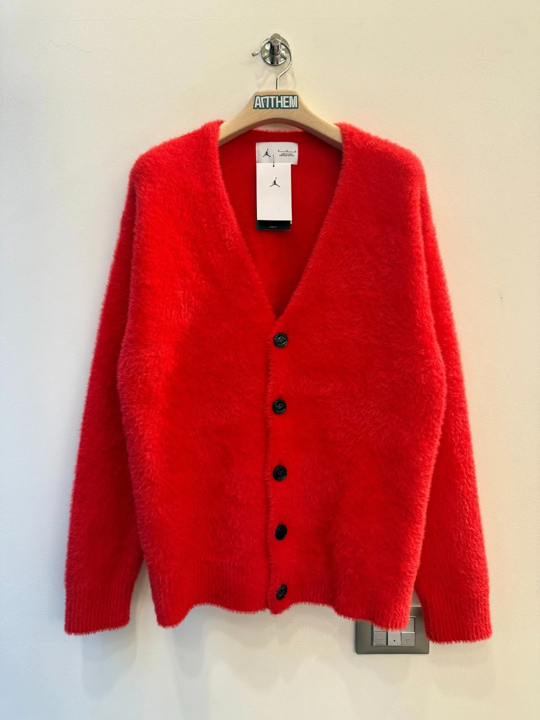 Jordan Red Cardigan -  S - M - L - XL