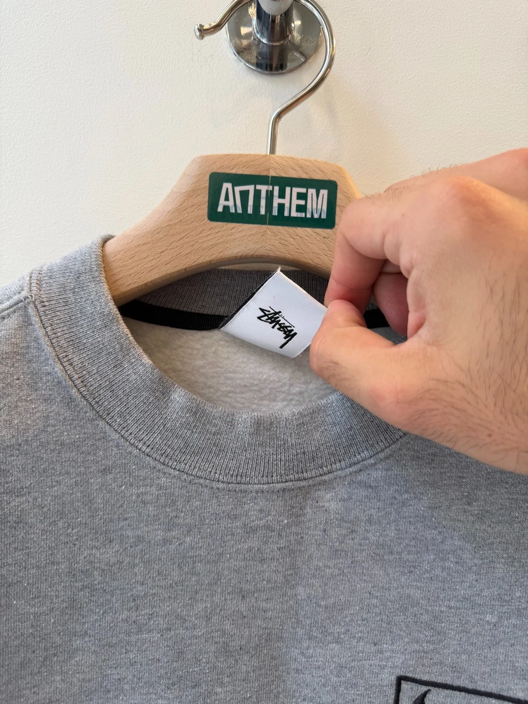 Nike x Stussy Crewneck Grey – XS (Fit S)