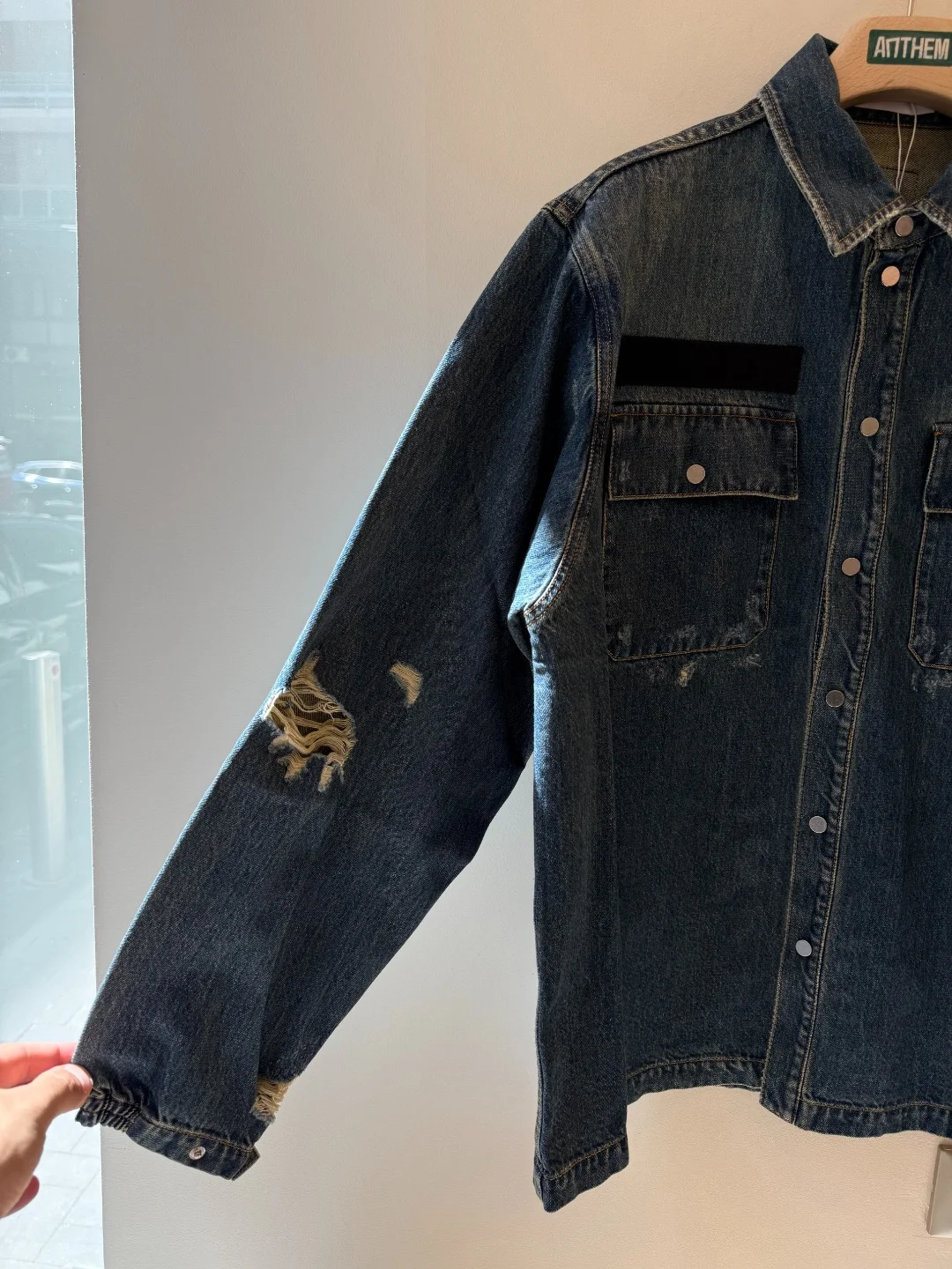 Helmut Lang Denim Distressed – XS S