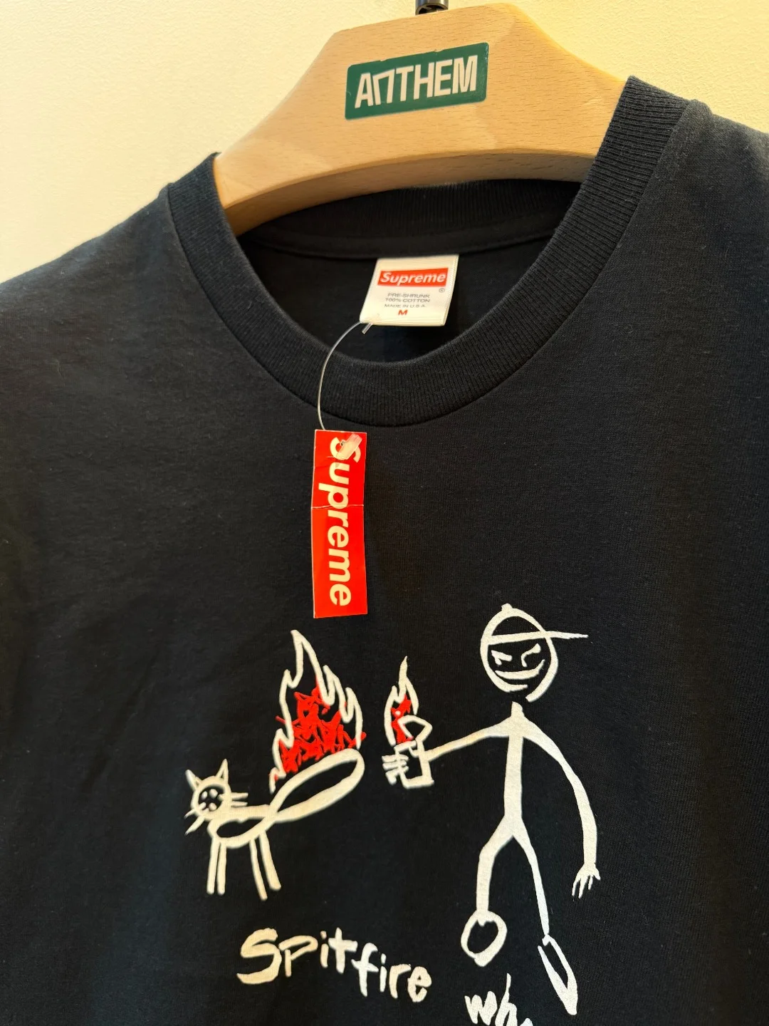 FW18 Supreme Spitfire Cat Tee – M