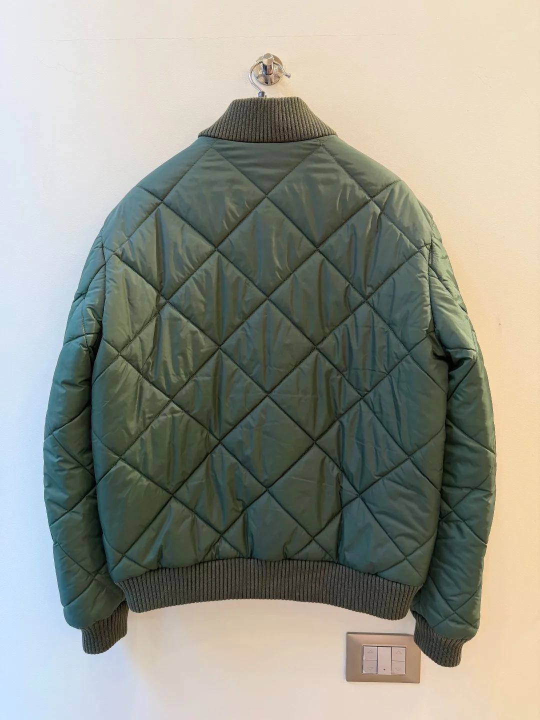 Raf Simons Tapered Patch Bomber Green