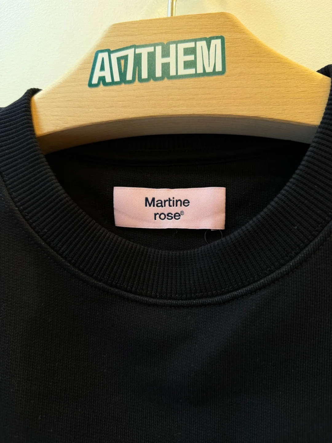 Martine Rose Classic Crewneck Black