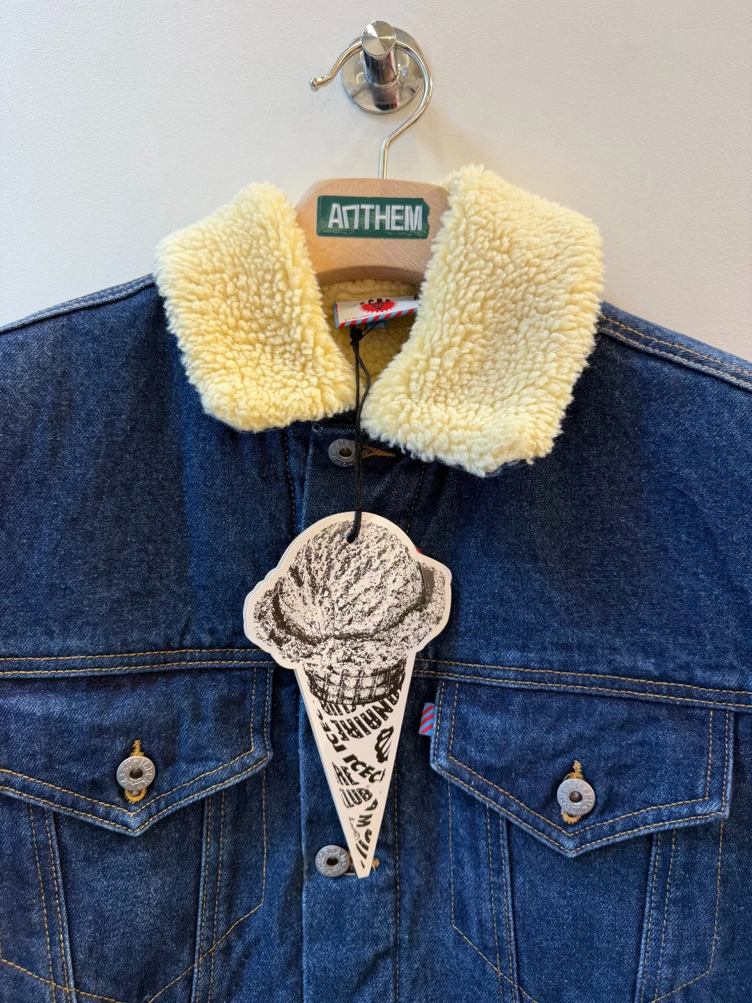 IceCream Running Dog Denim Jacket