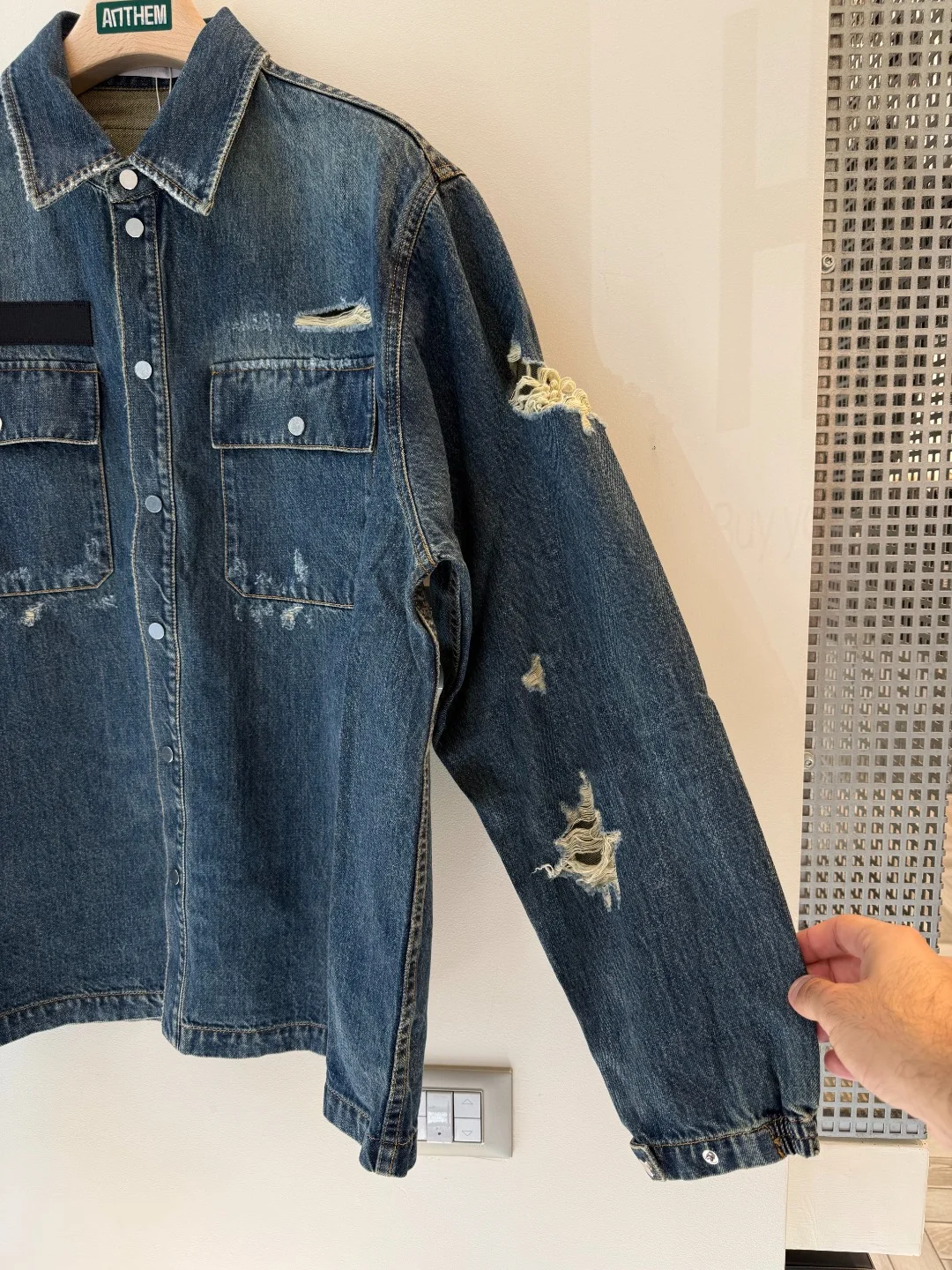 Helmut Lang Denim Distressed – XS S
