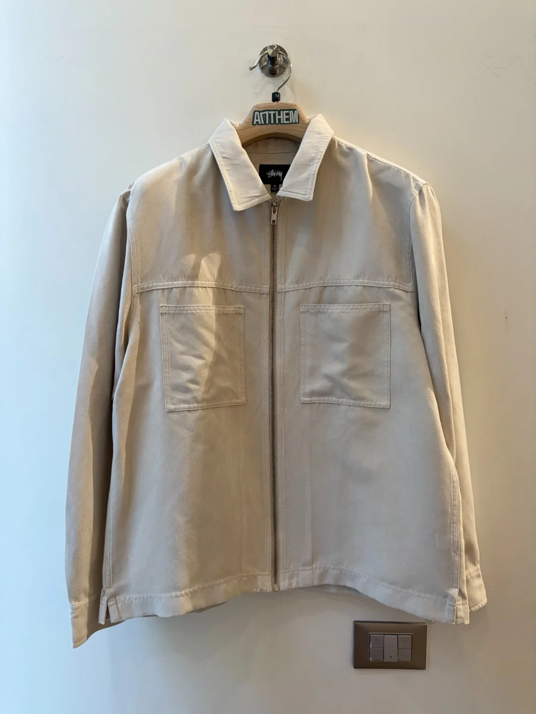 Stussy Suede White Overshirt