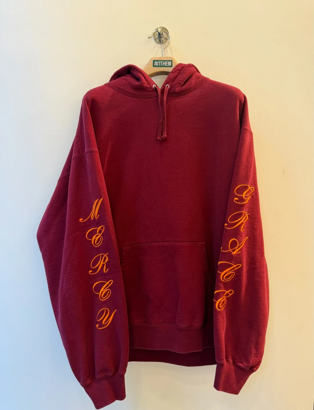 Supreme Patched Back Hoodie – XXL