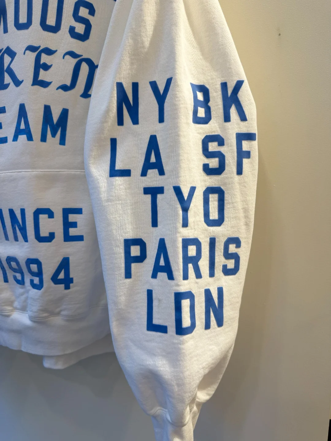 SS23 Supreme Team Flocked Hoodie – XXL