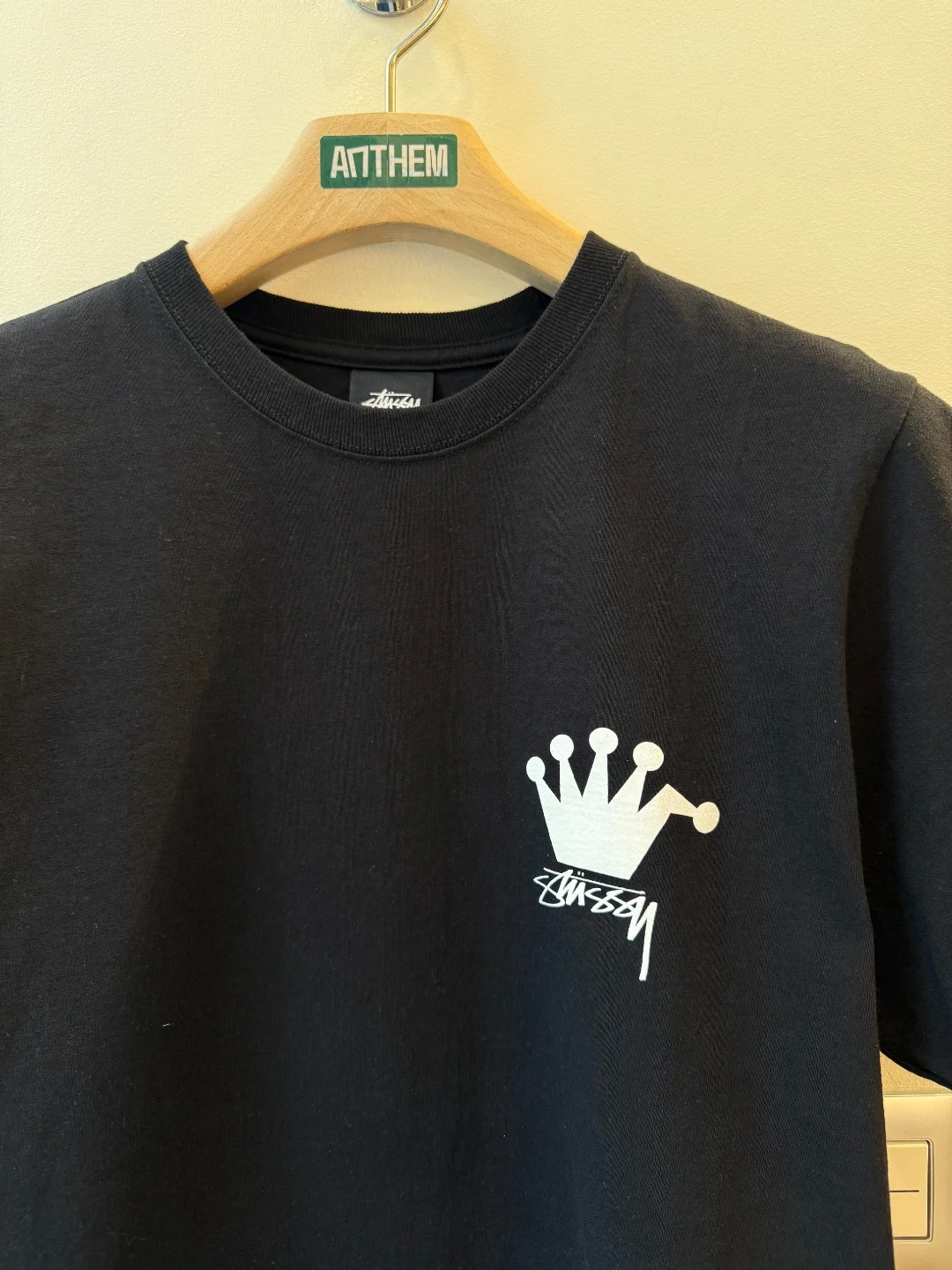 Stussy Crown Black Tee – S