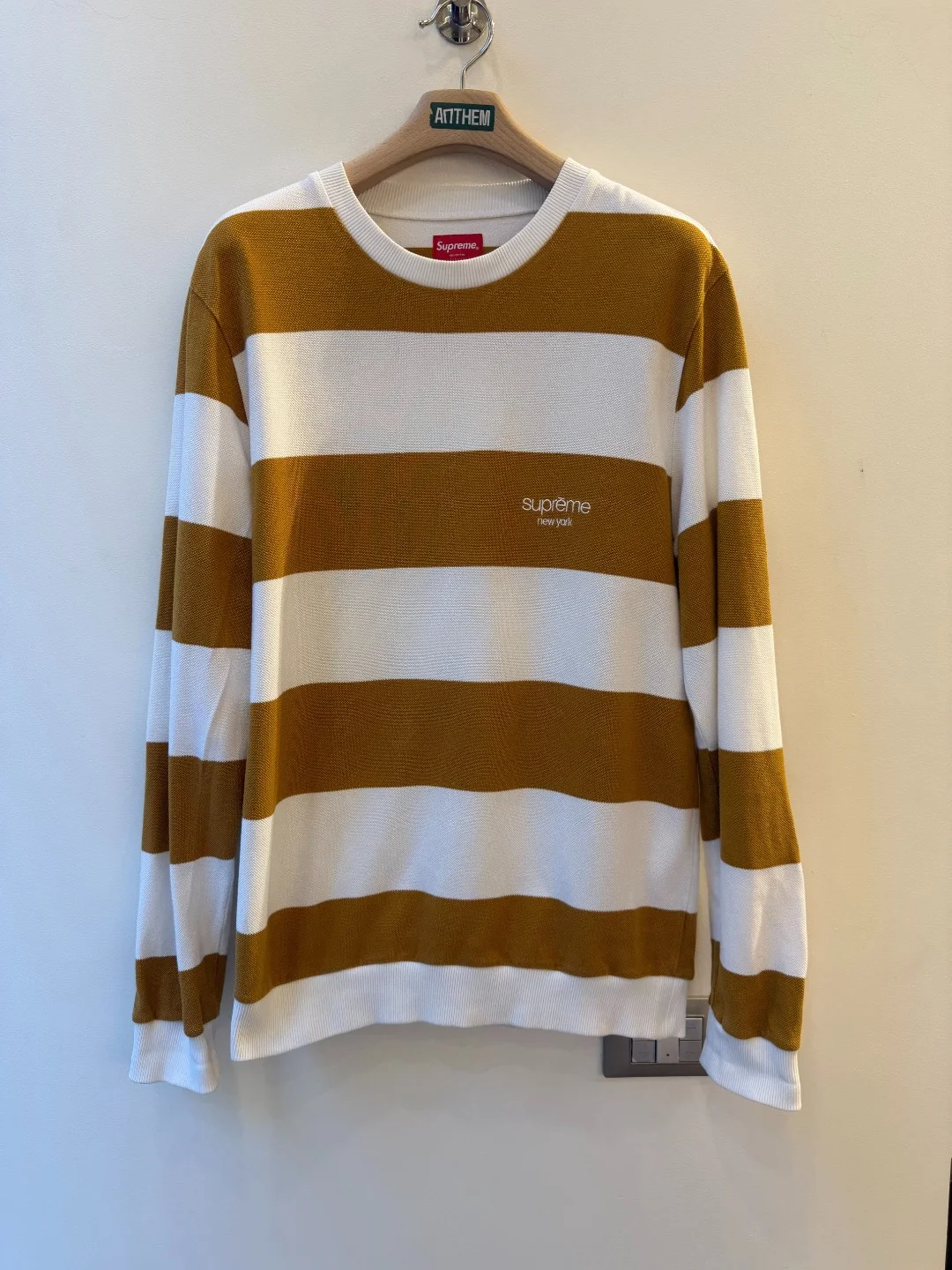 Supreme Longsleeve Stripe - M