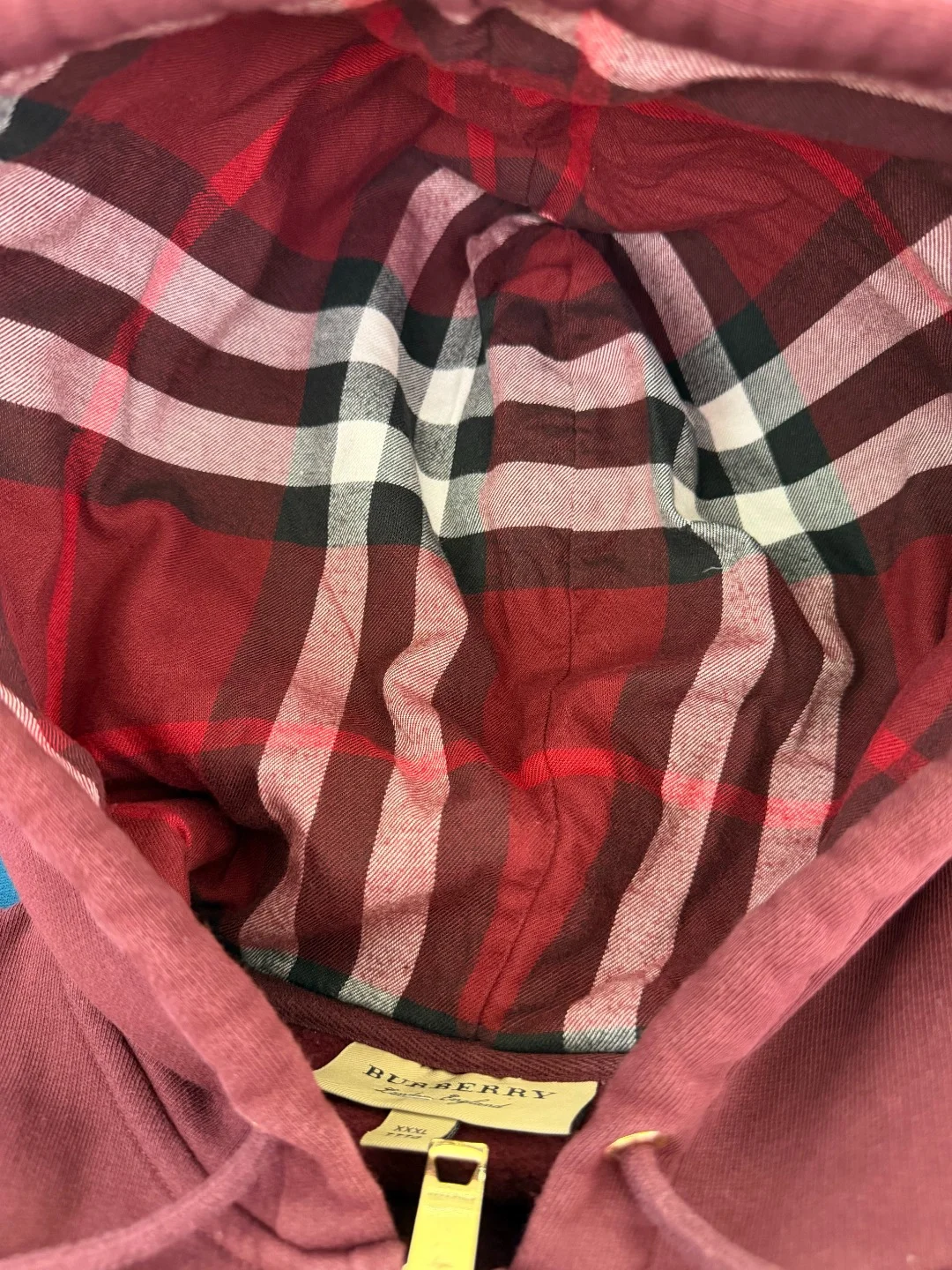 Burberry Zip Hoodie – XXXL (Fit XL)